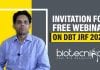 FREE Webinar : DBT JRF 2020 EXAM – Preparation Strategy For Sure Shot Success