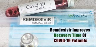 remdesivir improves recovery time