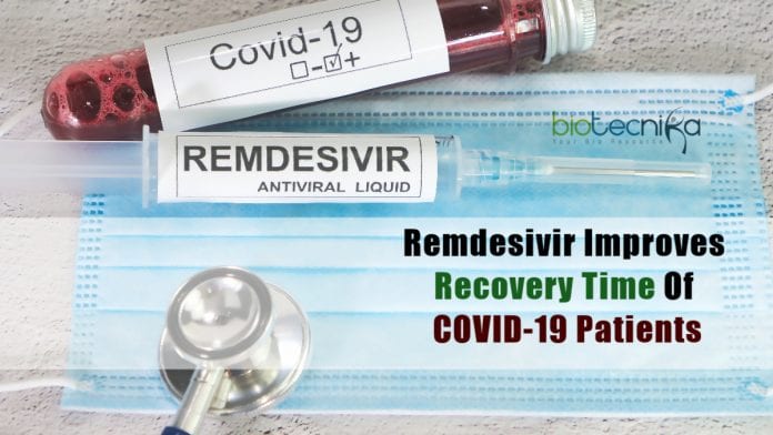remdesivir improves recovery time
