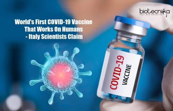 first covid-19 vaccine that works on humans