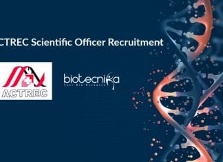 ACTREC Scientific Officer Recruitment