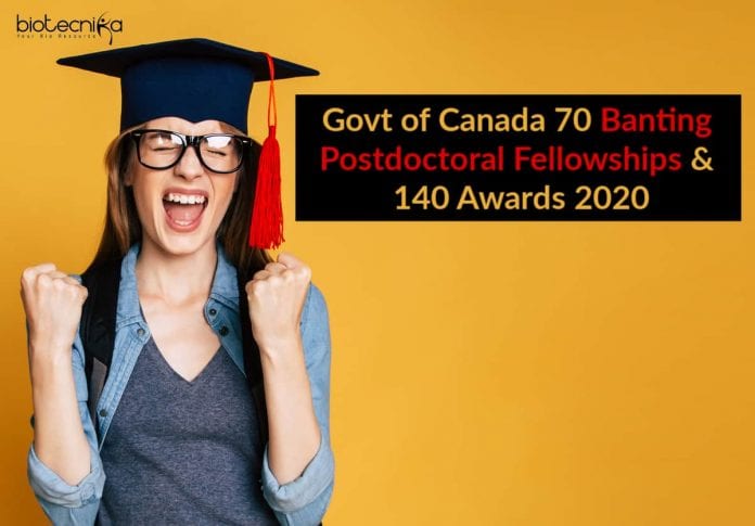Banting Canada Fellowships 2020