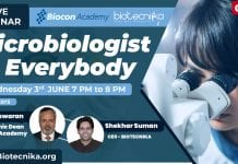 Free Webinar : “Microbiologist In Everybody” By Biocon Academy & Biotecnika Free Webinar on Microbiologist In Everybody