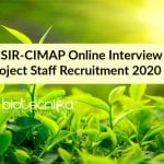 CSIR-CIMAP Latest Jobs