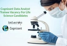 Cognizant Data Analyst Trainee