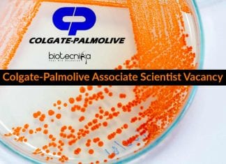 Colgate-Palmolive Associate Scientist Vacancy – MSc Apply Online Colgate-Palmolive Associate Scientist