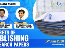 Webinar on publishing your research