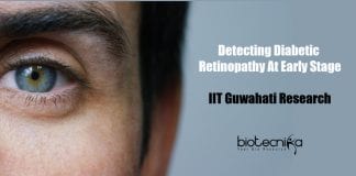 Device to detect diabetic retinopathy
