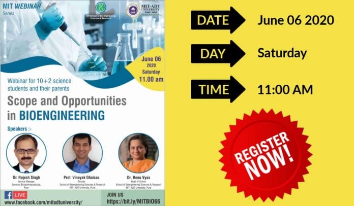 FREE WEBINAR on Bioengineering