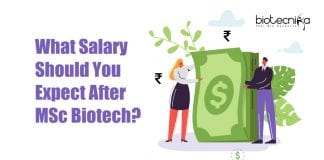 Salary For MSc Biotechnology
