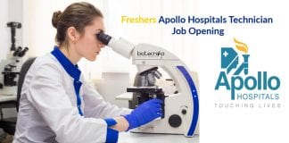 Freshers Apollo Hospitals Technician