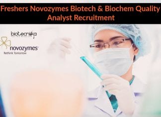 Freshers Novozymes Biotech