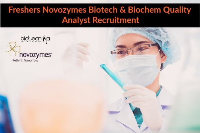 Freshers Novozymes Biotech