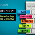 GAT - Biotechnology Entrance Exam