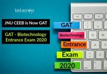 GAT - Biotechnology Entrance Exam