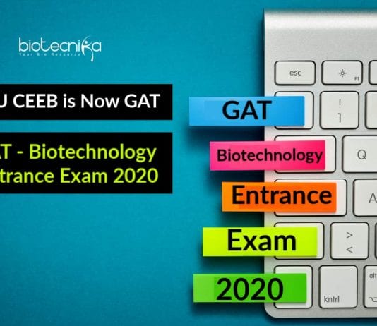 GAT - Biotechnology Entrance Exam