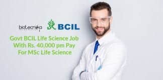 Govt BCIL Project Jobs