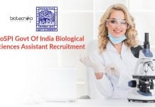 Govt Biological Sciences Jobs