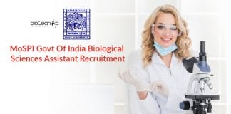 Govt Biological Sciences Jobs