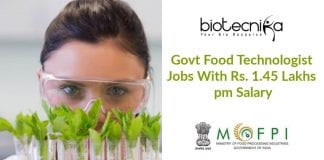 Govt Food Technologist Jobs