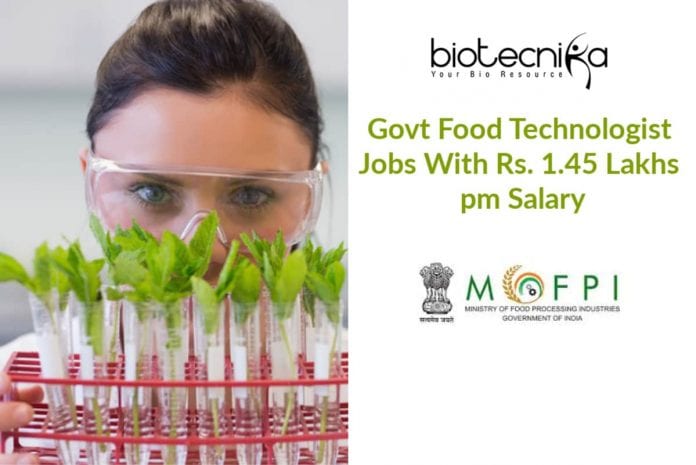 Govt Food Technologist Jobs
