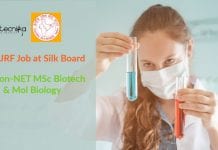 Govt JRF Job at Silk Board – Non-NET MSc Biotech & Mol Biology Eligible Govt JRF Job