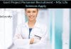 Govt Project Personnel Recruitment – MSc Life Sciences Apply Govt Project Personnel Recruitment - MSc Life Sciences Apply