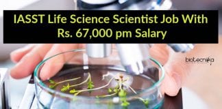 IASST Life Science Scientist