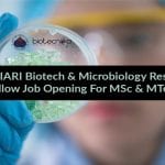 ICAR-IARI Biotech / Microbiology Research Fellow Job Opening ICAR-IARI Biotech / Microbiology