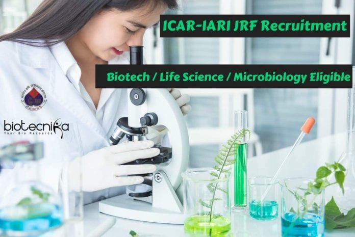 ICAR-IARI JRF Recruitment