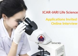 ICAR-IARI Life Science Job