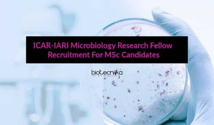 ICAR-IARI Microbiology Research Fellow