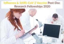 Influenza & SARS-CoV-2 Vaccine Post-Doc Research Fellowships 2020 Influenza & SARS-CoV-2 Vaccine