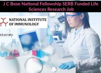 Life Sciences Research Job