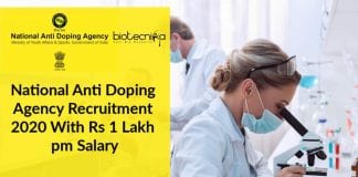 NADA Recruitment 2020