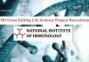 NII Gene Editing Life Science Project Recruitment – Online Skype Interview NII Project Recruitment