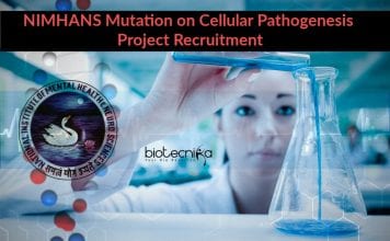 NIMHANS Biochemistry Project Job
