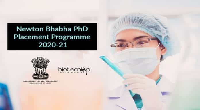 Newton-Bhabha PhD Placement Programme