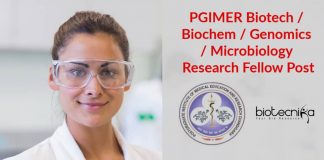 PGIMER Latest JRF Jobs