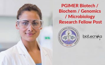 PGIMER Latest JRF Jobs
