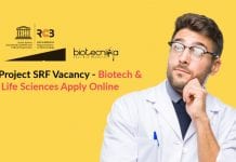 RCB Project SRF Vacancy – Biotech & Life Sciences Apply Online RCB Project SRF Vacancy