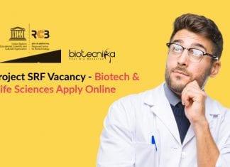 RCB Project SRF Vacancy