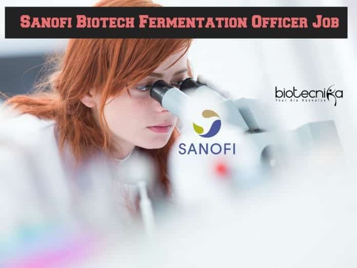 Sanofi Biotech Officer Job