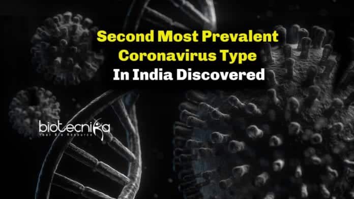 Second most prevalent coronavirus type in India