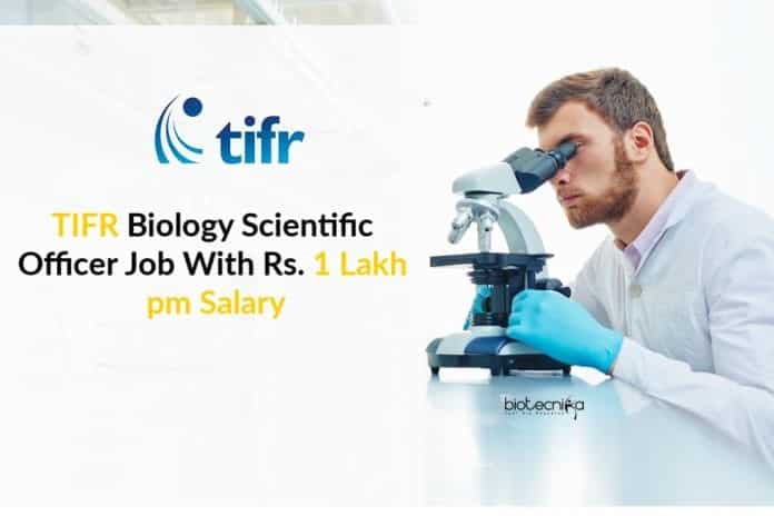 TIFR Biology Scientific Officer
