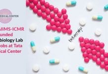 CDC-AIIMS-ICMR Funded Microbiology Lab Tech Jobs at Tata Medical Center TMC Kolkata Microbiology Jobs