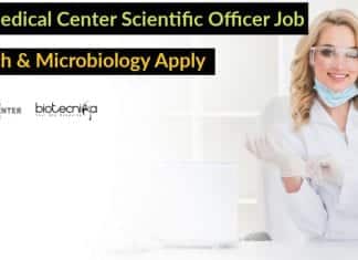 TMC Scientific Officer Job