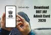 DBT JRF 2020 Admit Card Available For Download Download DBT JRF Admit Card 2020