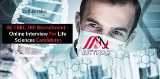 ACTREC JRF Recruitment