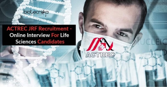 ACTREC JRF Recruitment